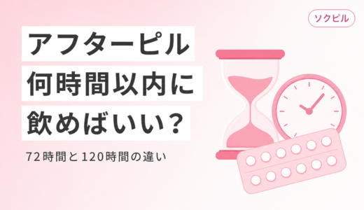 アフターピルは何時間以内に飲めばいい？72時間・120時間の違いと時間経過ごとの避妊率を解説